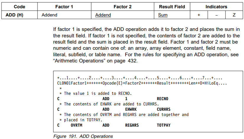 Opcode add