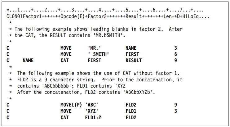 Opcode cat2