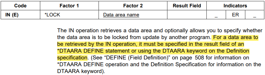 Opcode In