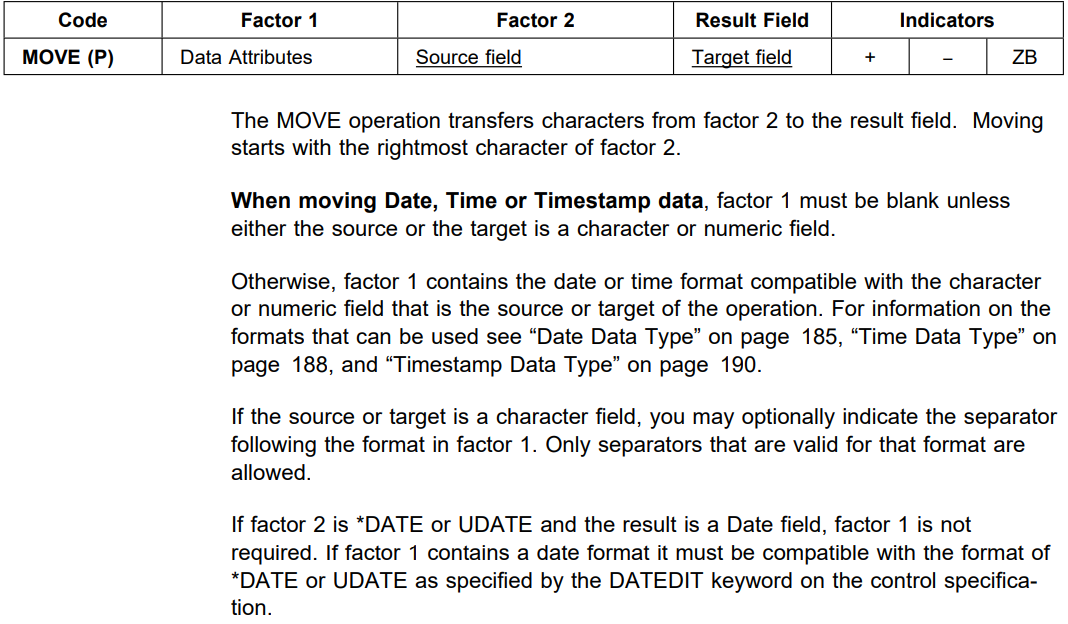 Opcode move