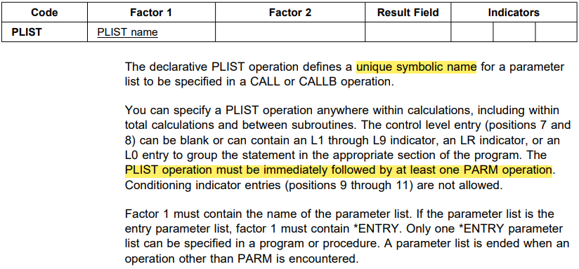 Opcode plist