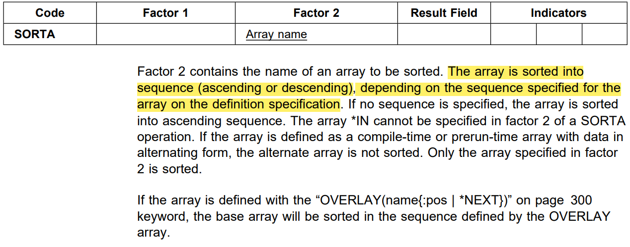 Opcode Sorta