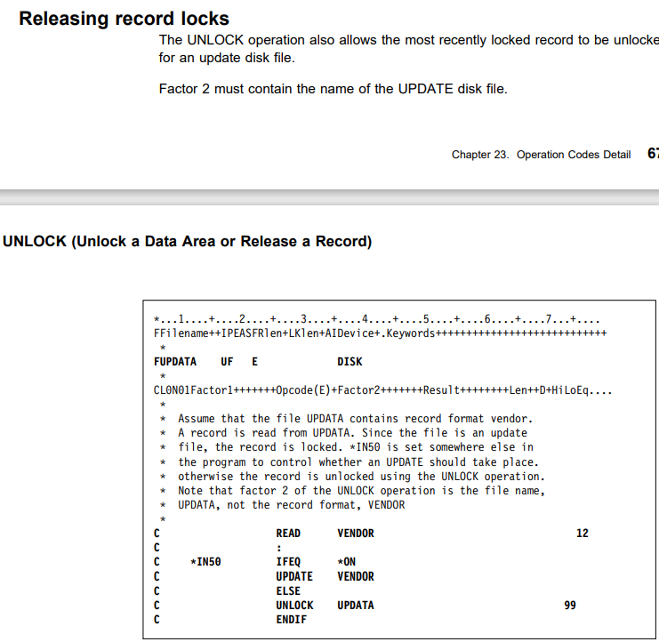 Opcode Unlock2